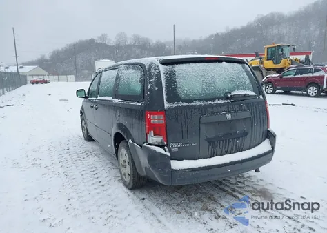 2008 Dodge Grand Caravan Se из США, поврежденный, VIN 2D8HN44H38R695279